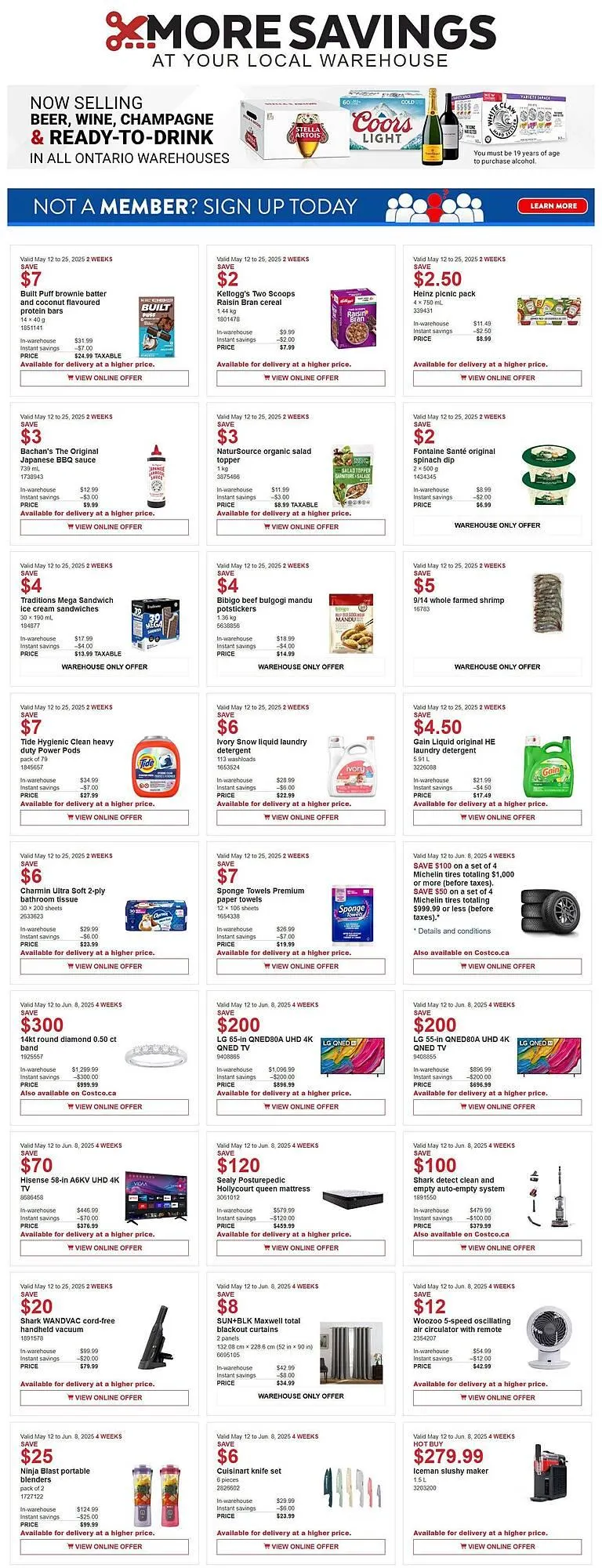 Costco flyer from May 12 to May 26 2025 - flyer page 1