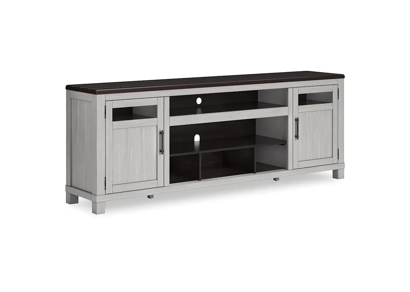 Darborn TV Stand - Gray/Brown