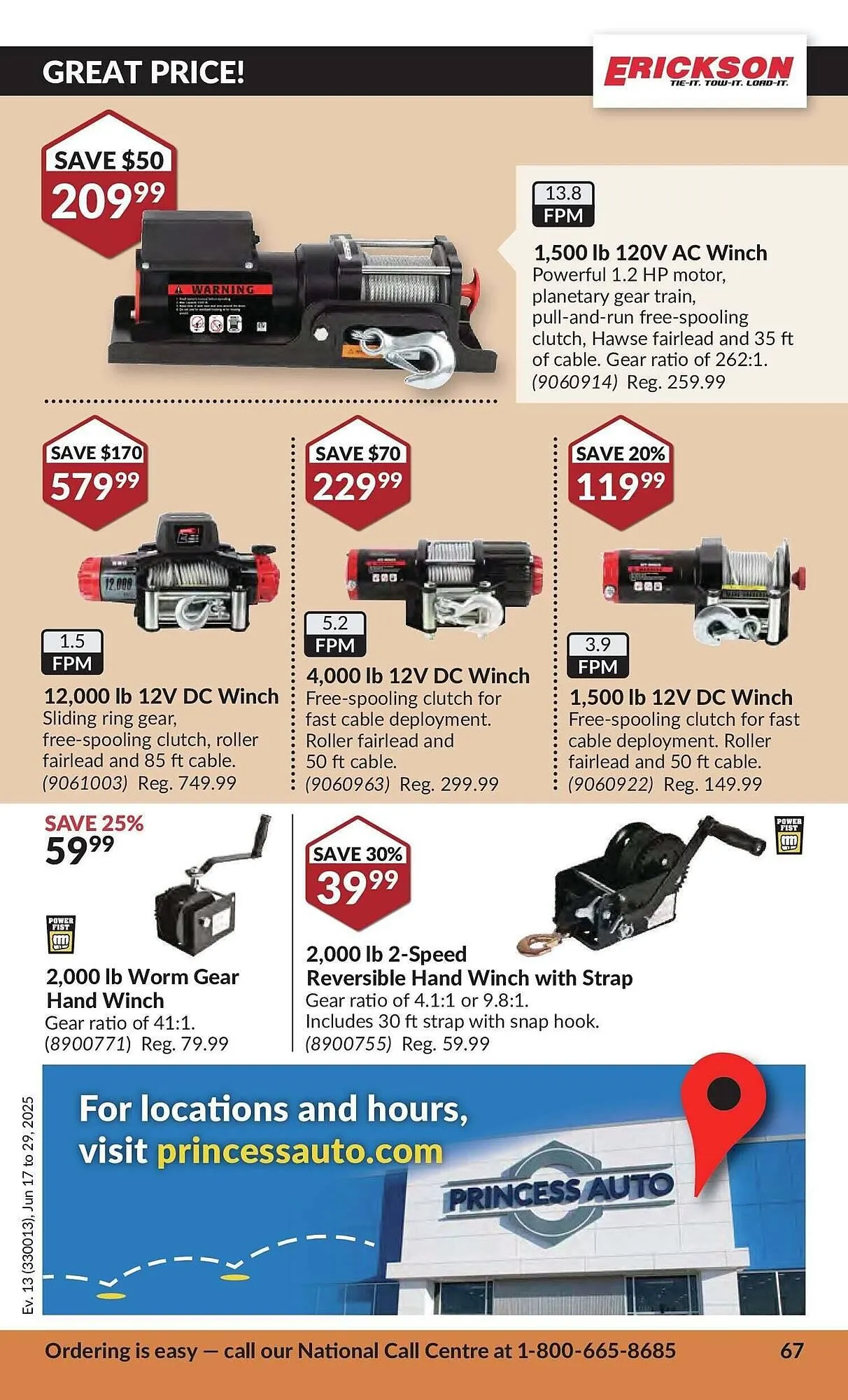 Princess Auto flyer from June 16 to June 23 2025 - flyer page 70