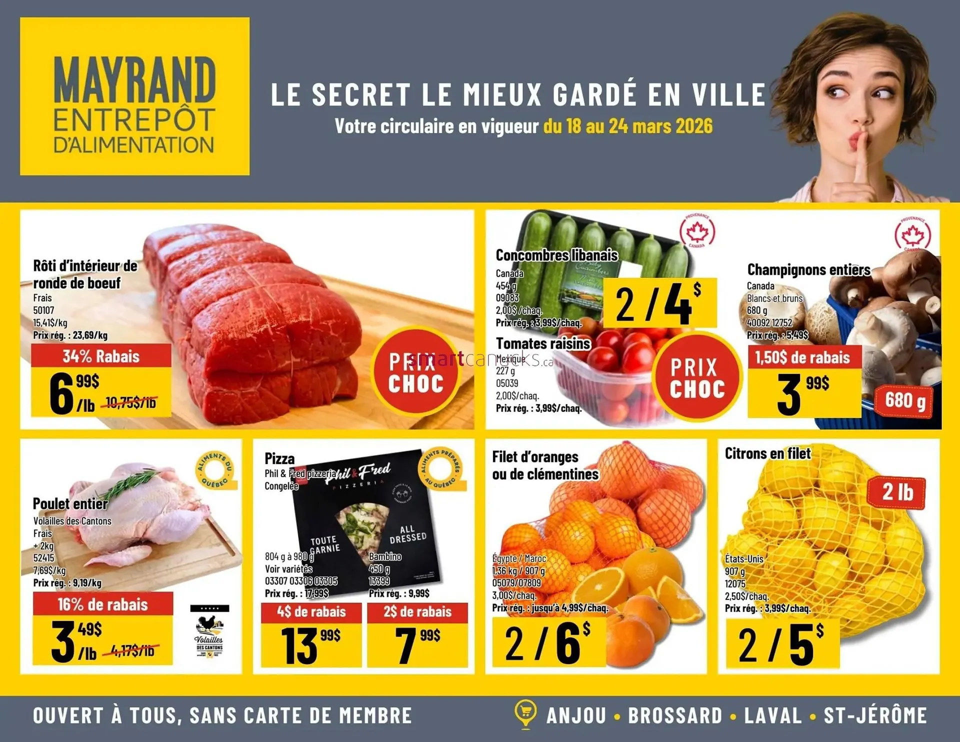 Mayrand flyer from March 18 to March 24 2026 - flyer page 1