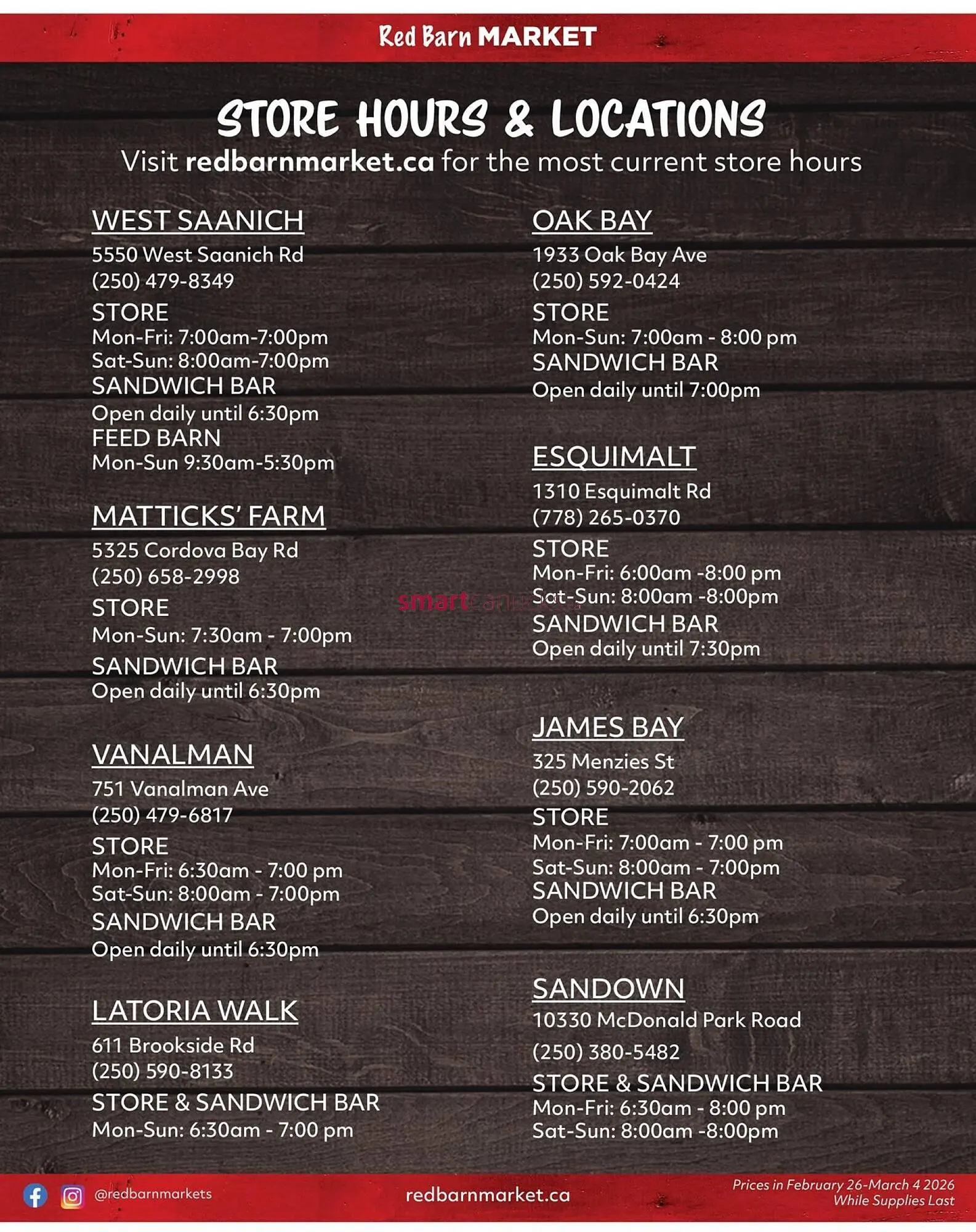 Red Barn Market flyer from February 26 to March 4 2026 - flyer page 8