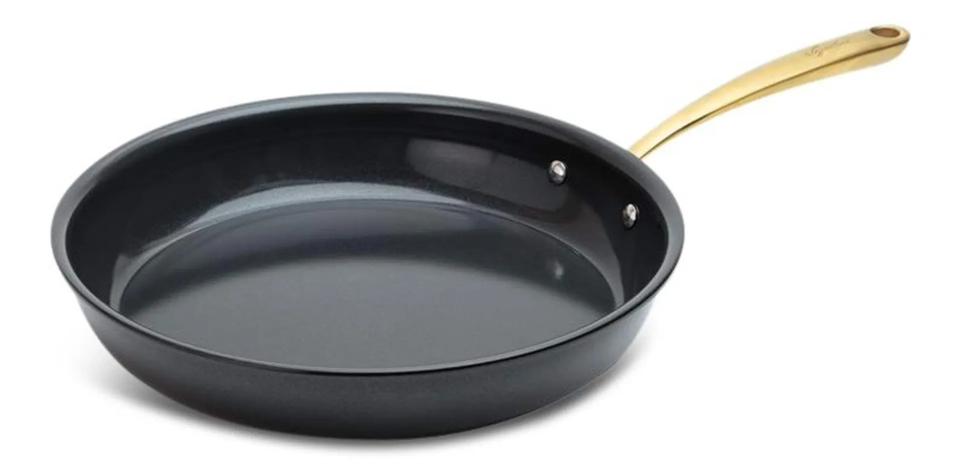 Lagostina EcoCeramic Full Induction, PVD Gold Frying Pan, 26-cm