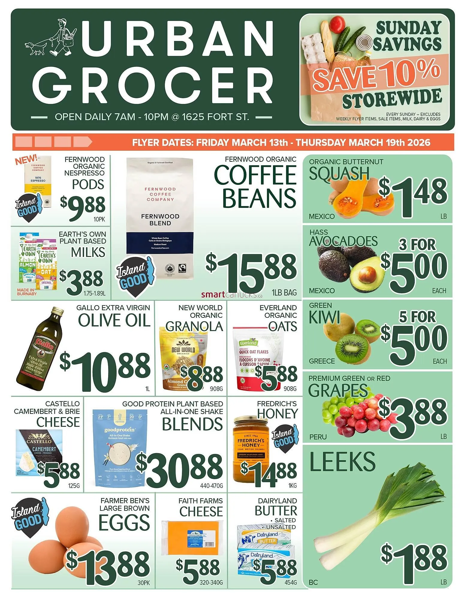 Urban Grocer flyer from March 13 to March 19 2026 - flyer page 1