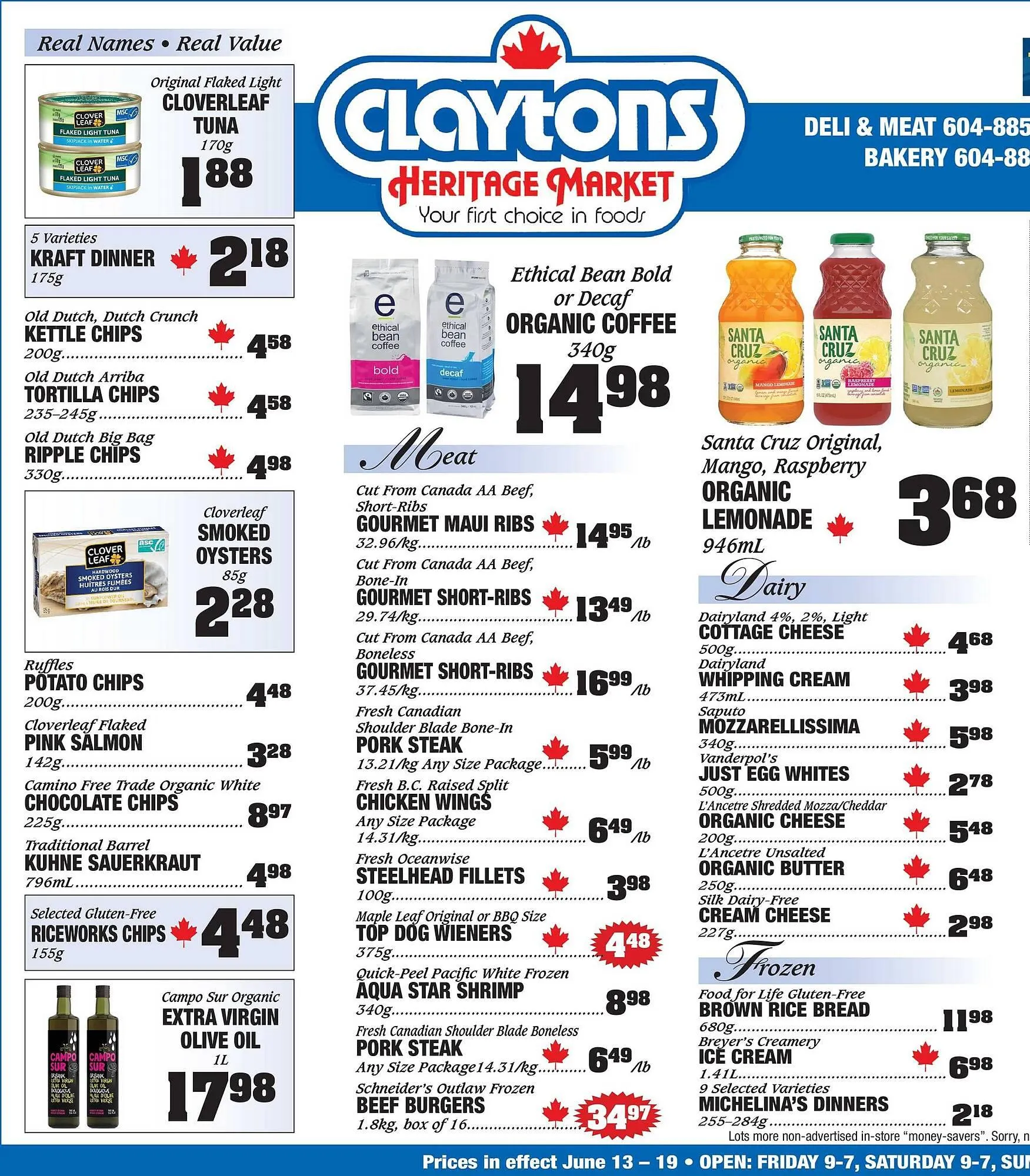 Claytons Heritage Market flyer - 1