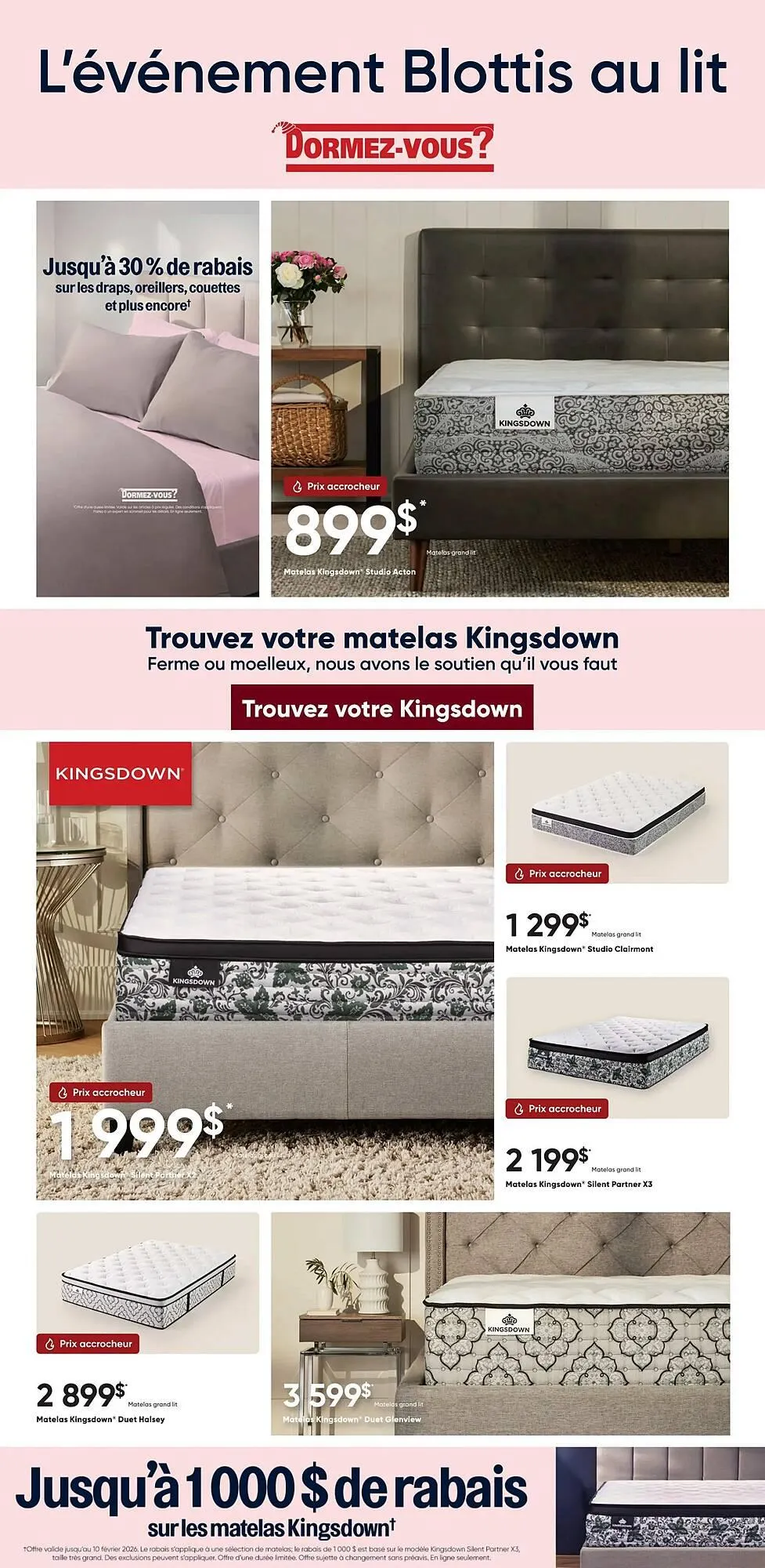 Dormez Vous flyer from February 4 to February 10 2026 - flyer page 1