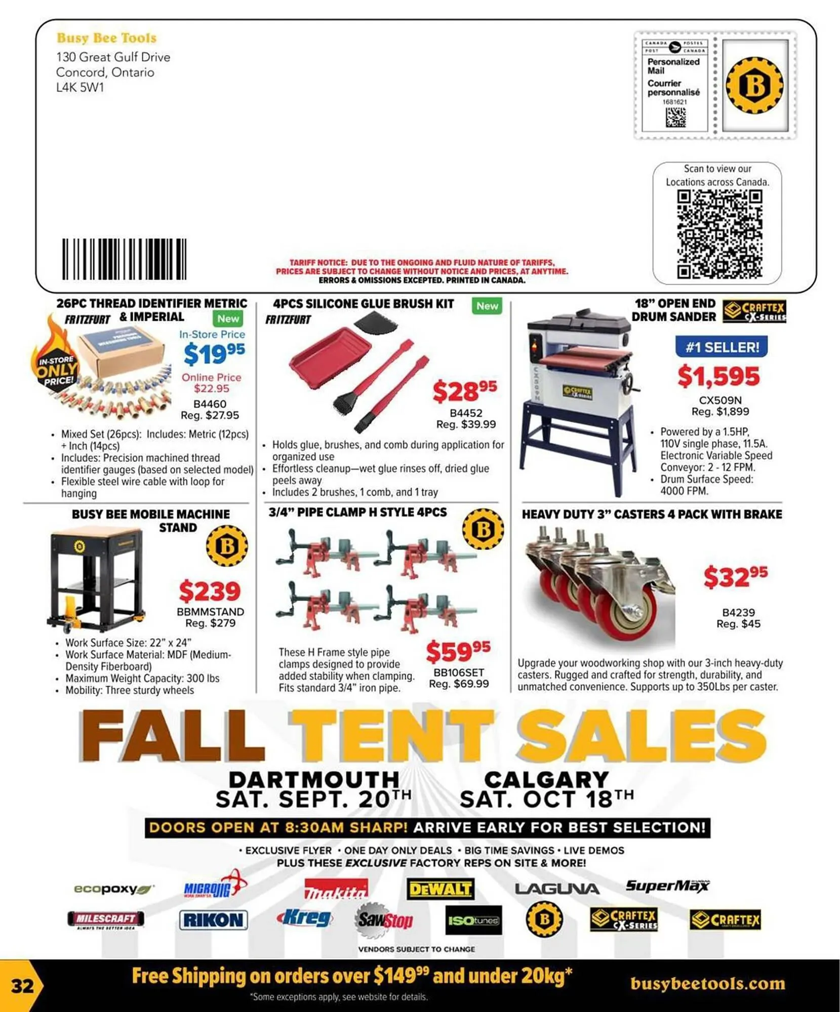 Busy Bee Tools flyer from September 9 to October 18 2025 - flyer page 32
