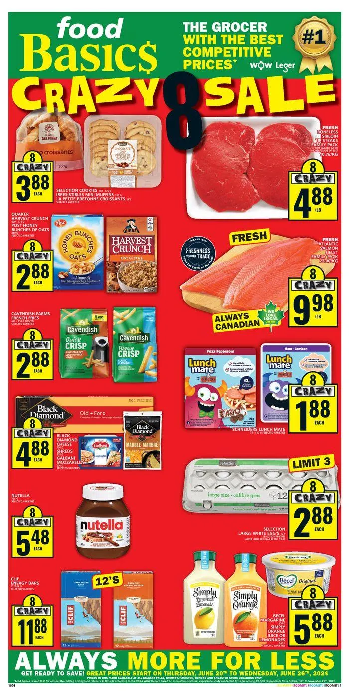 Food Basics weekly flyer from June 20 to June 26 2024 - flyer page 2