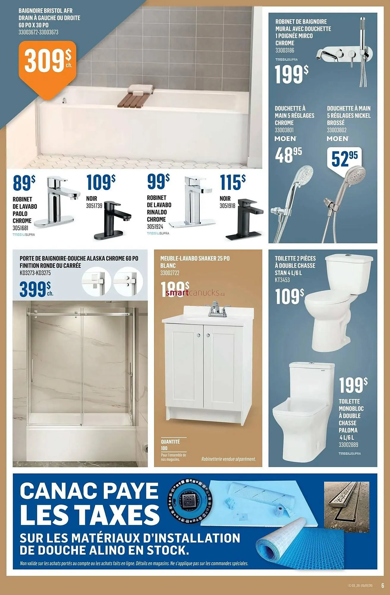 Canac flyer from January 15 to January 21 2026 - flyer page 6