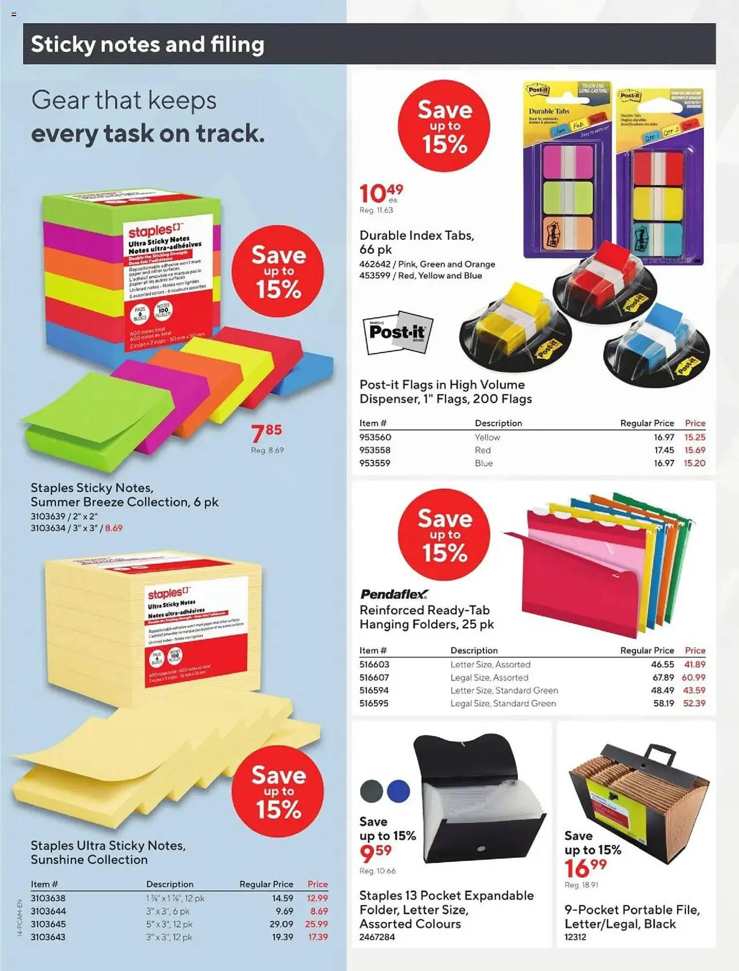 Staples flyer from October 3 to October 16 2025 - flyer page 14