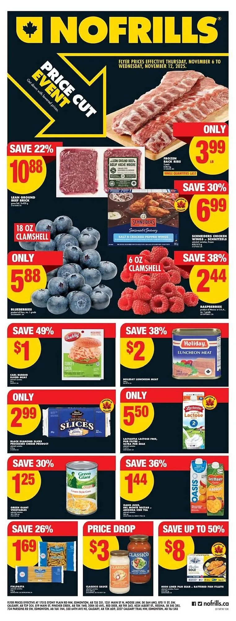 No Frills flyer from November 6 to November 12 2025 - flyer page 1