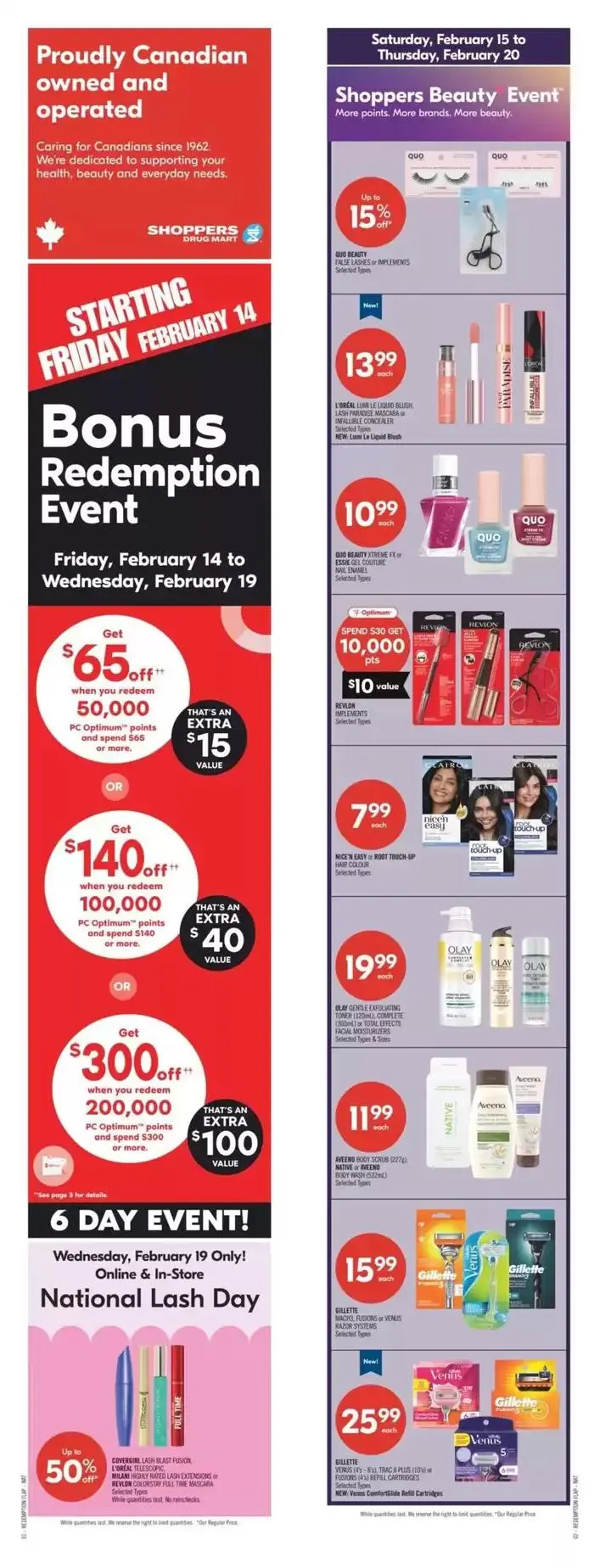 Exclusive deals and bargains from February 15 to February 20 2025 - flyer page 1