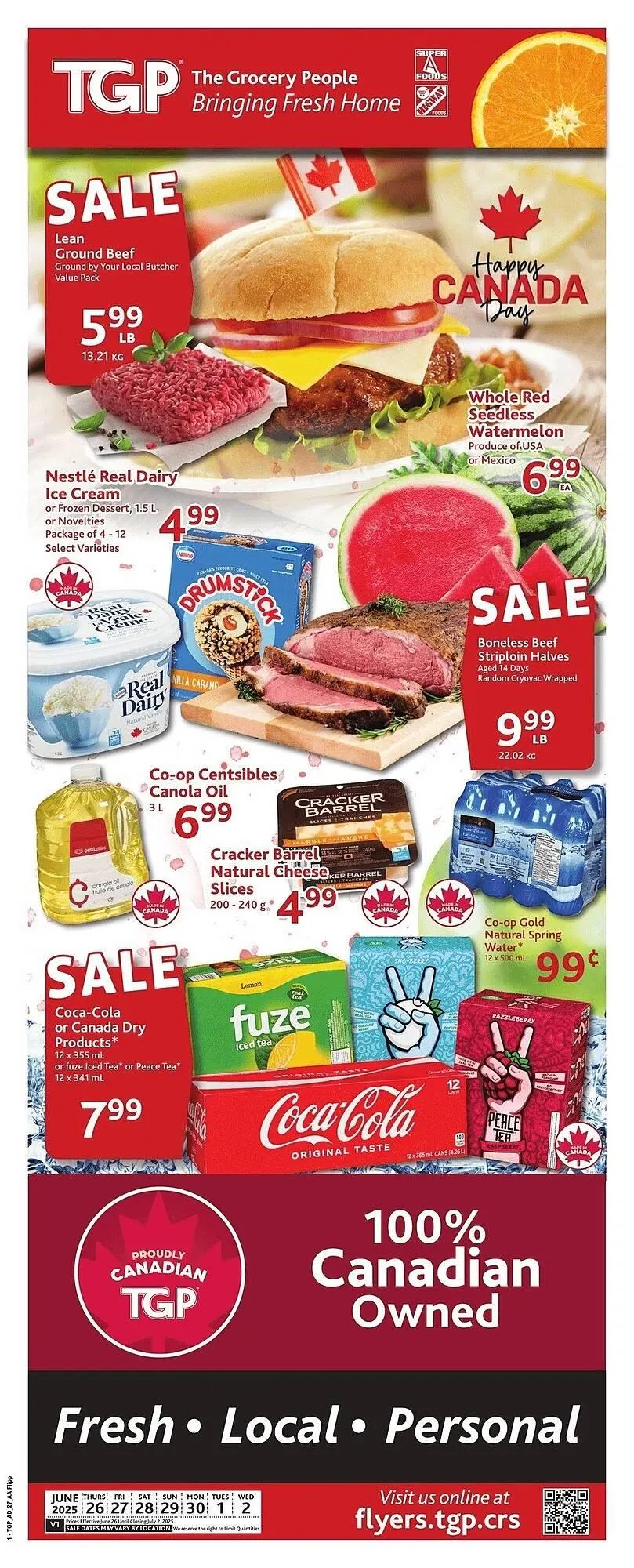 TGP The Grocery People flyer - 1