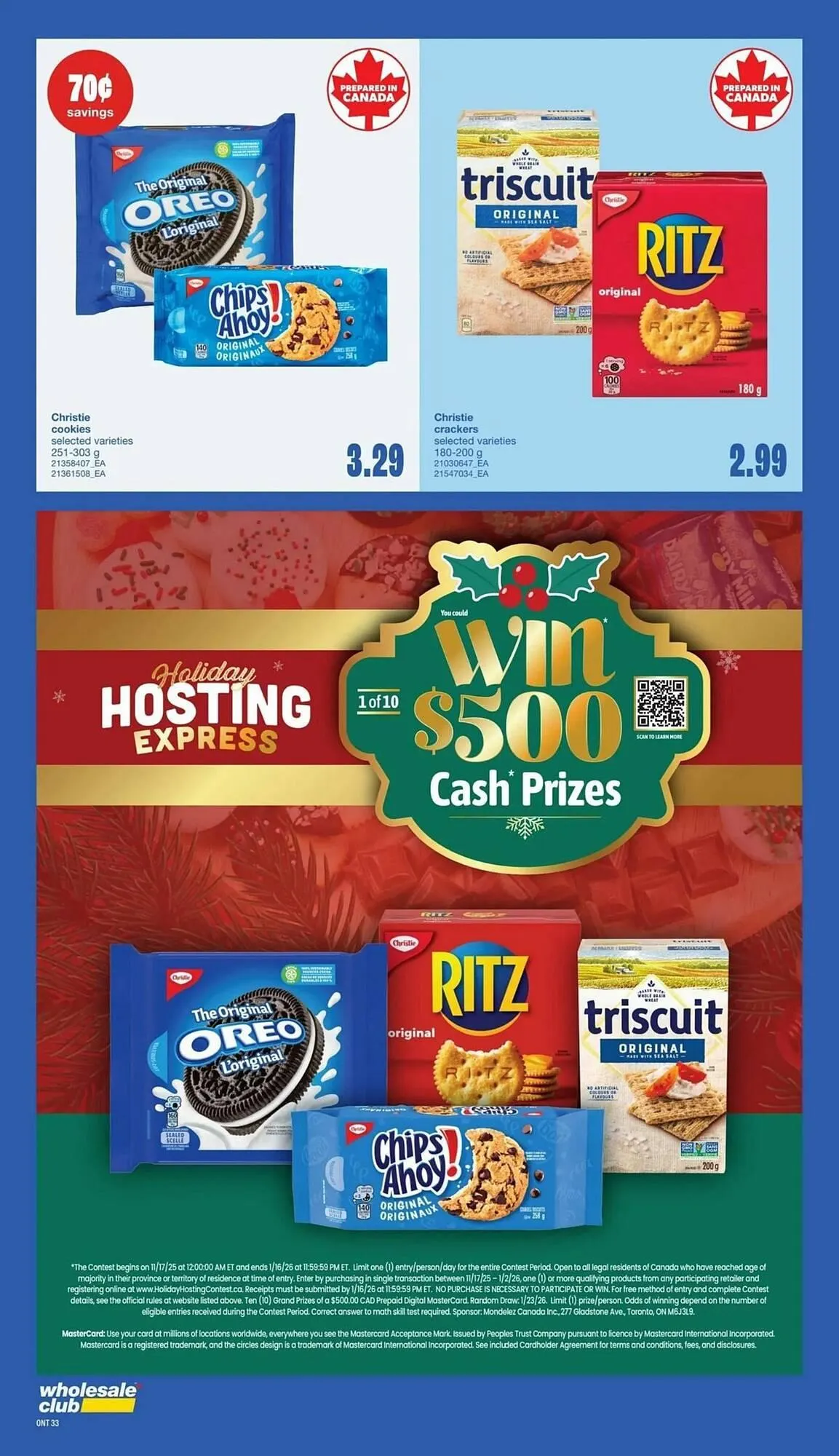 Wholesale Club flyer from November 4 to November 12 2025 - flyer page 33