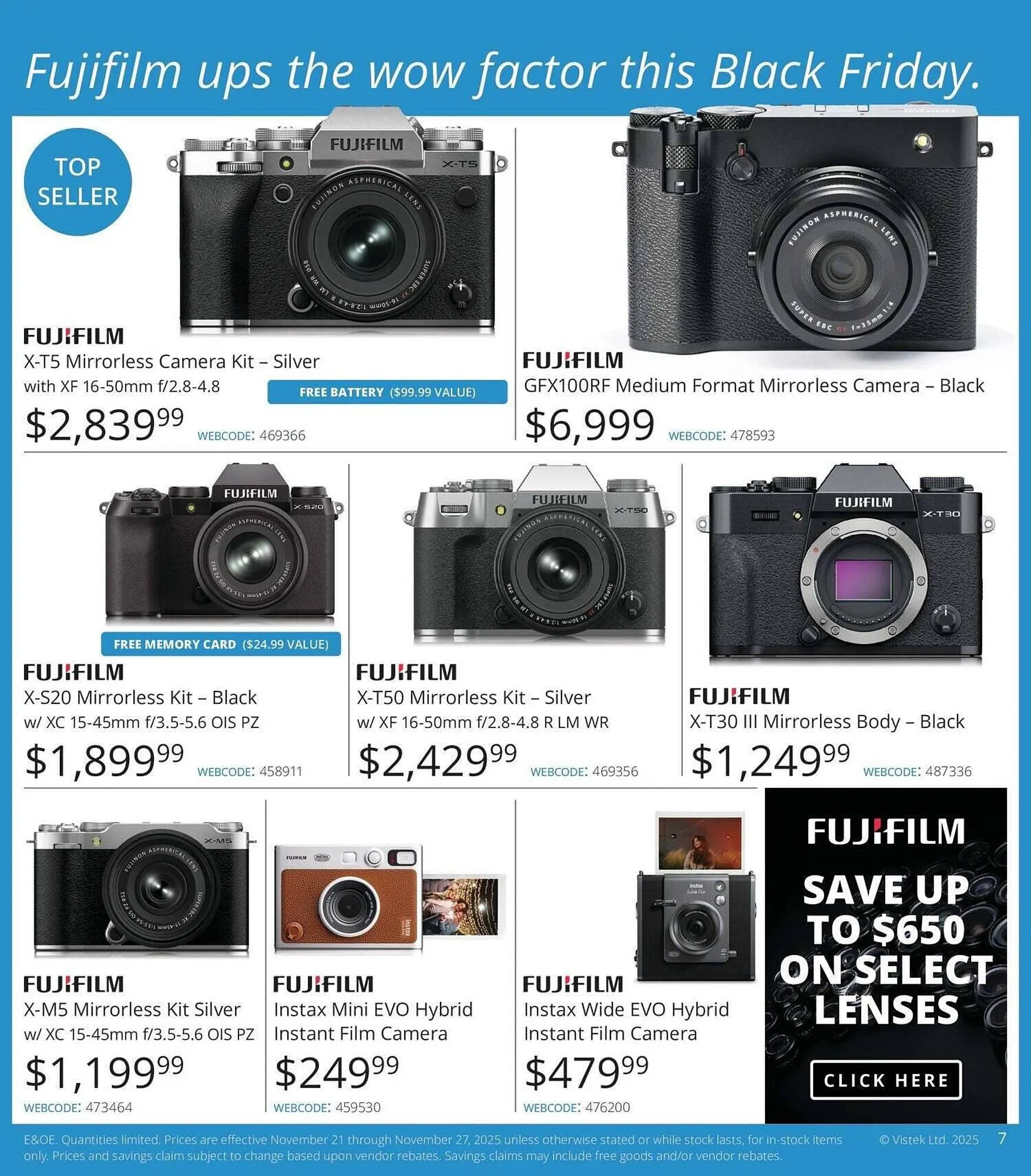 Vistek flyer from November 21 to November 27 2025 - flyer page 7