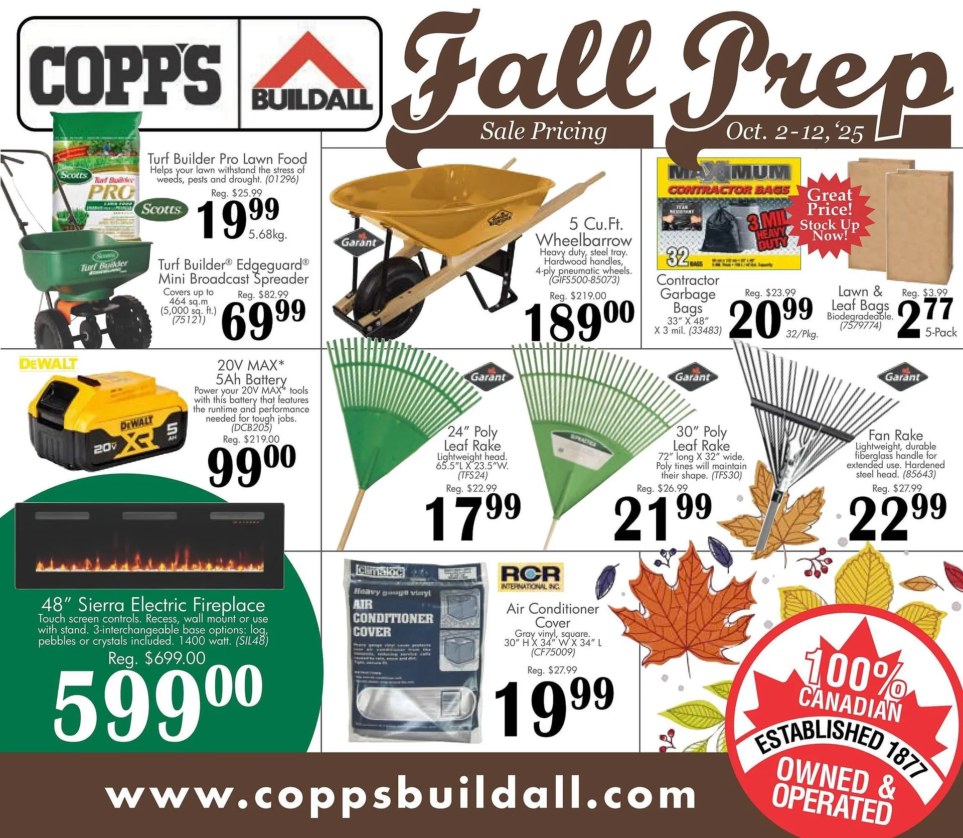 Copp's Buildall flyer from October 2 to October 8 2025 - flyer page 1