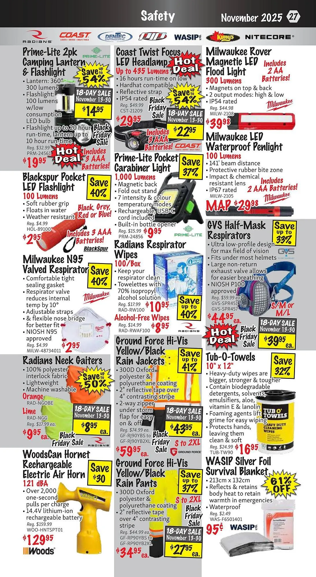 KMS Tools flyer from November 1 to November 30 2025 - flyer page 27