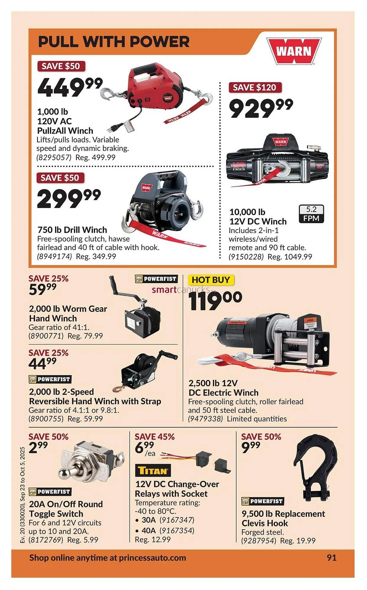 Princess Auto flyer from September 18 to September 24 2025 - flyer page 97