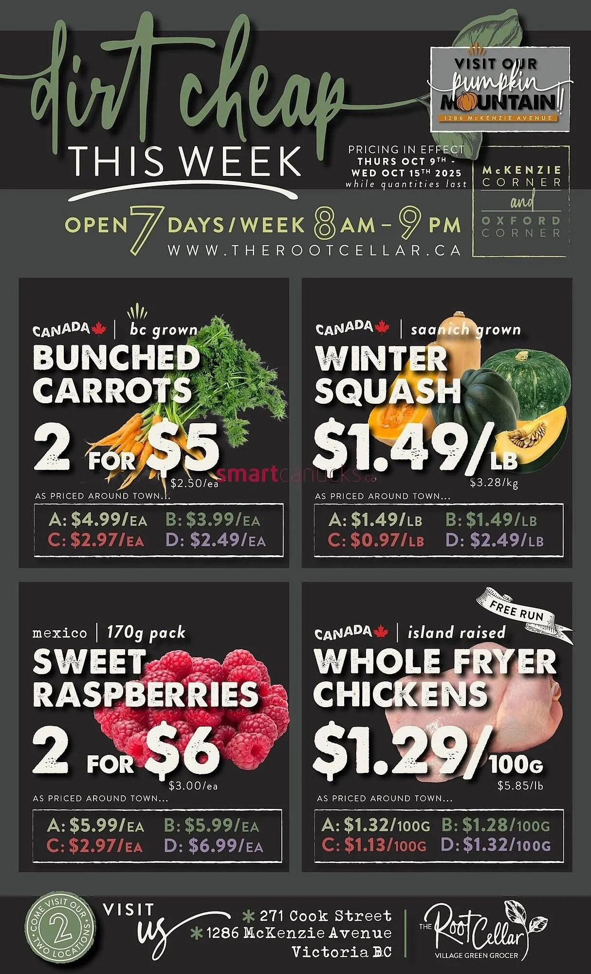 The Root Cellar flyer from October 8 to October 14 2025 - flyer page 1