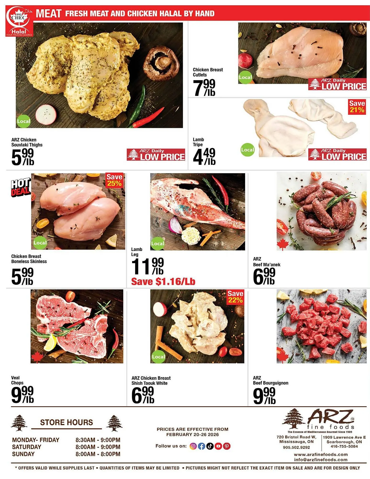 Arz Fine Foods flyer from February 20 to February 26 2026 - flyer page 8