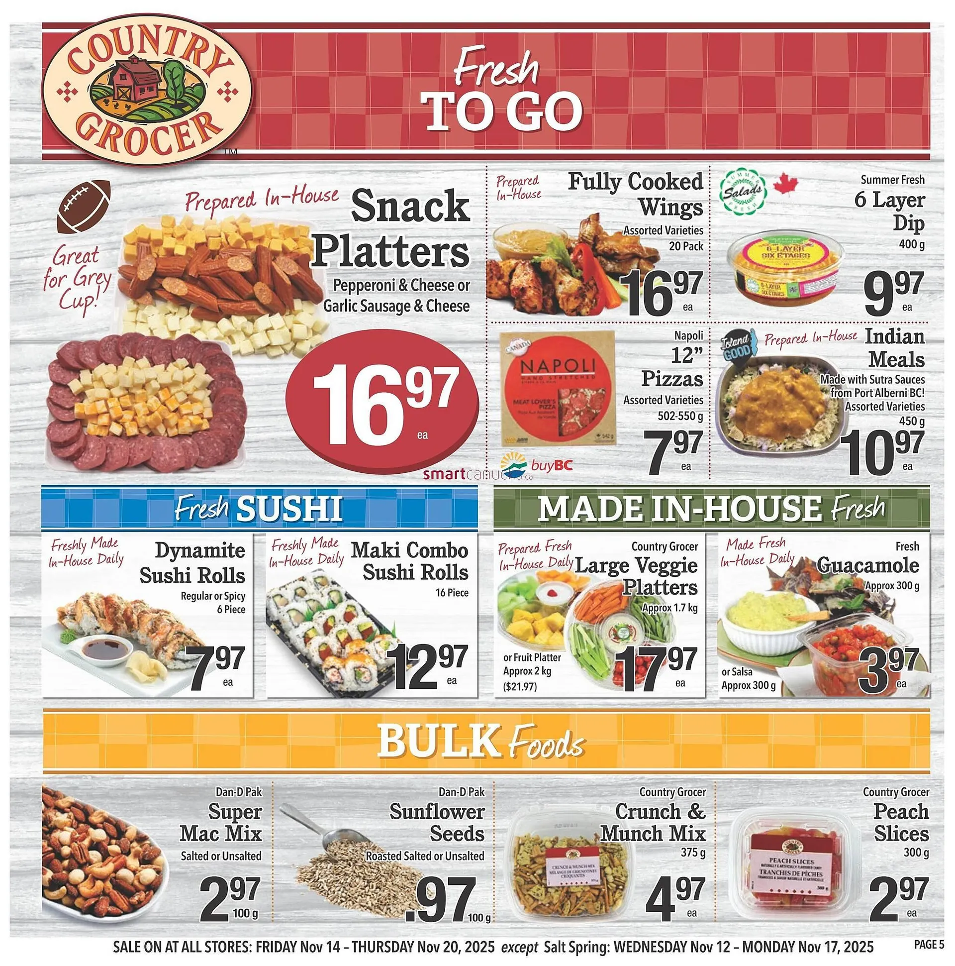 Country Grocer flyer from November 13 to November 19 2025 - flyer page 5
