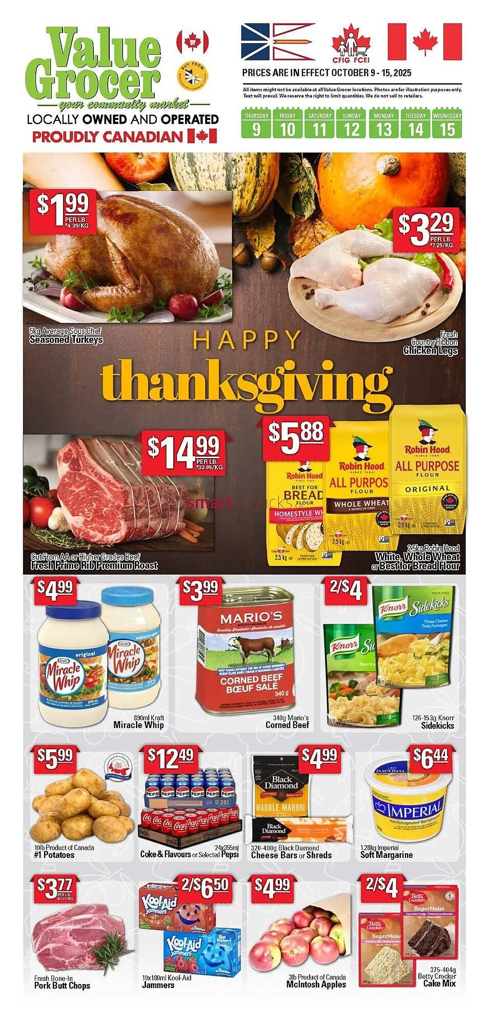 Value Grocer flyer from October 8 to October 14 2025 - flyer page 1