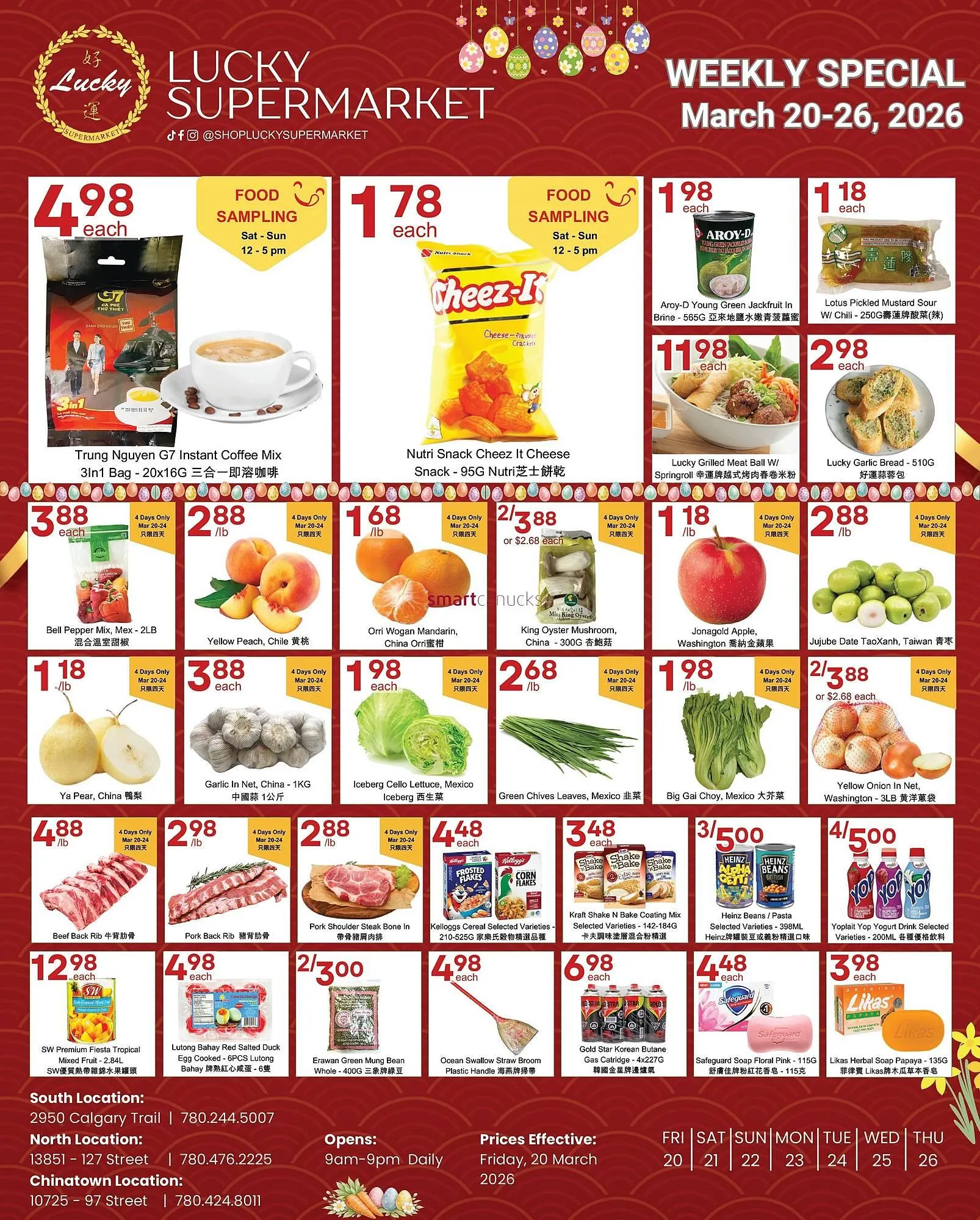 Lucky Supermarket flyer from March 20 to March 26 2026 - flyer page 1