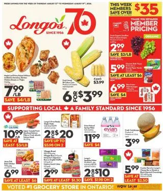 Longo's Flyer from August 13 to August 19 2026 - flyer page 1