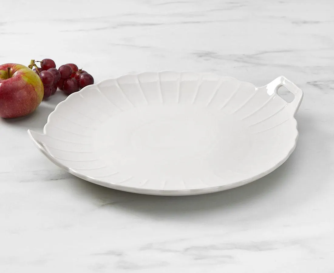 Blossom Platter with Handles, 32 cm