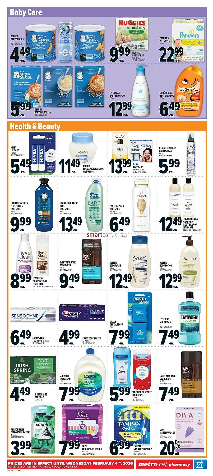 Metro flyer from January 8 to February 4 2026 - flyer page 2