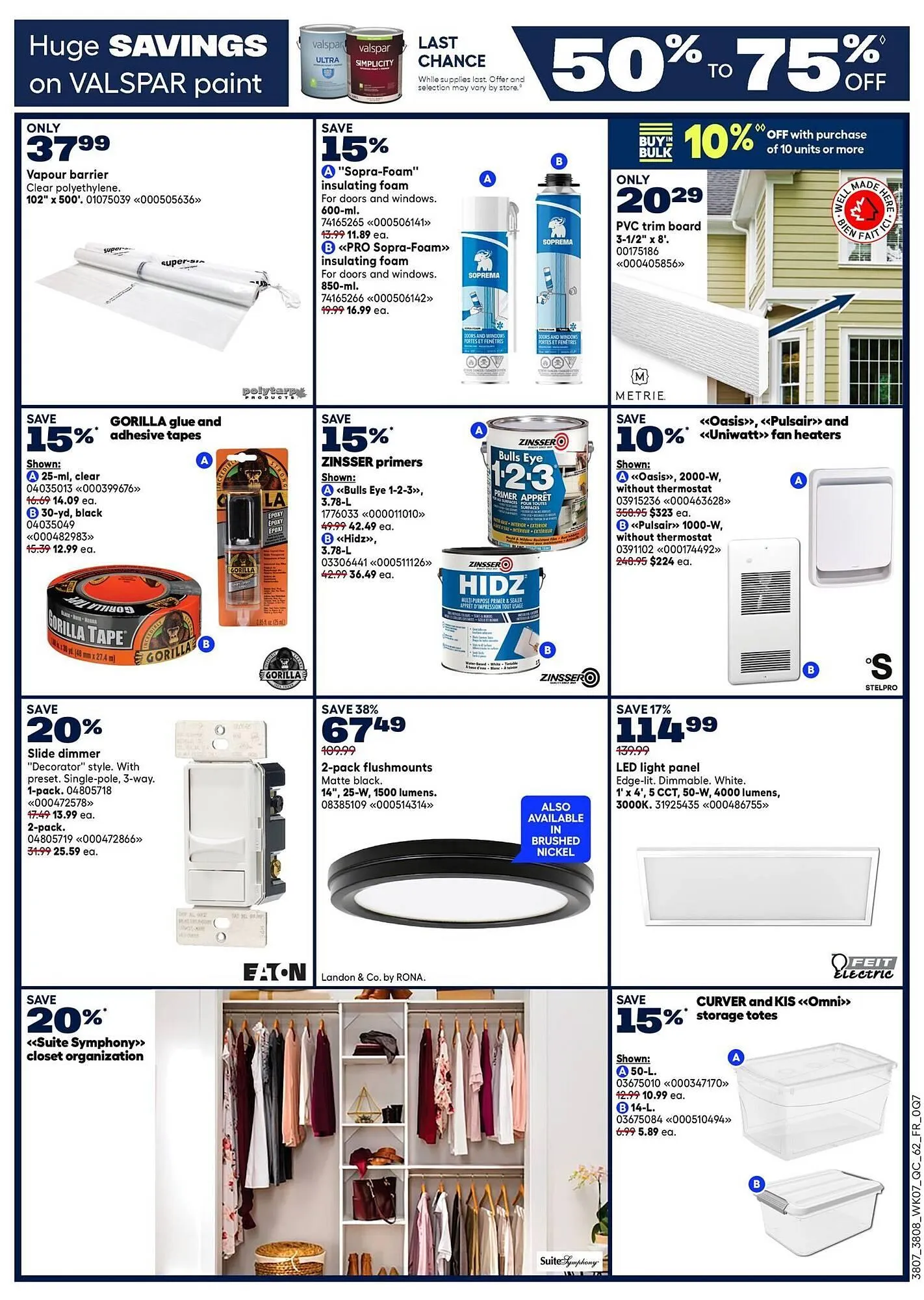 RONA flyer from March 12 to April 2 2026 - flyer page 10