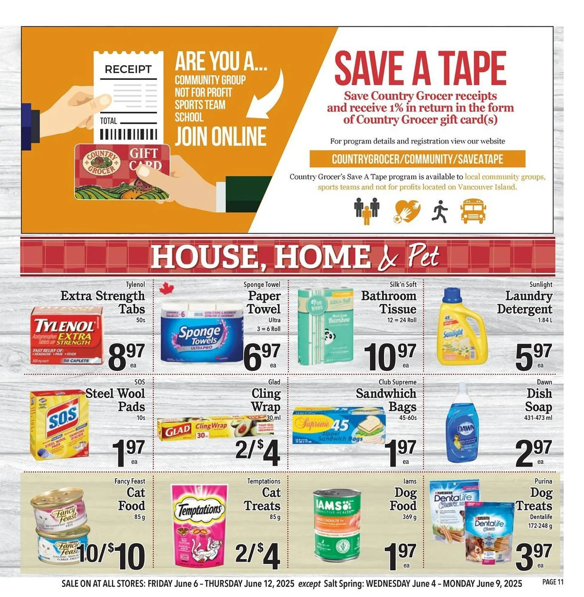 Country Grocer flyer from June 6 to June 12 2025 - flyer page 11