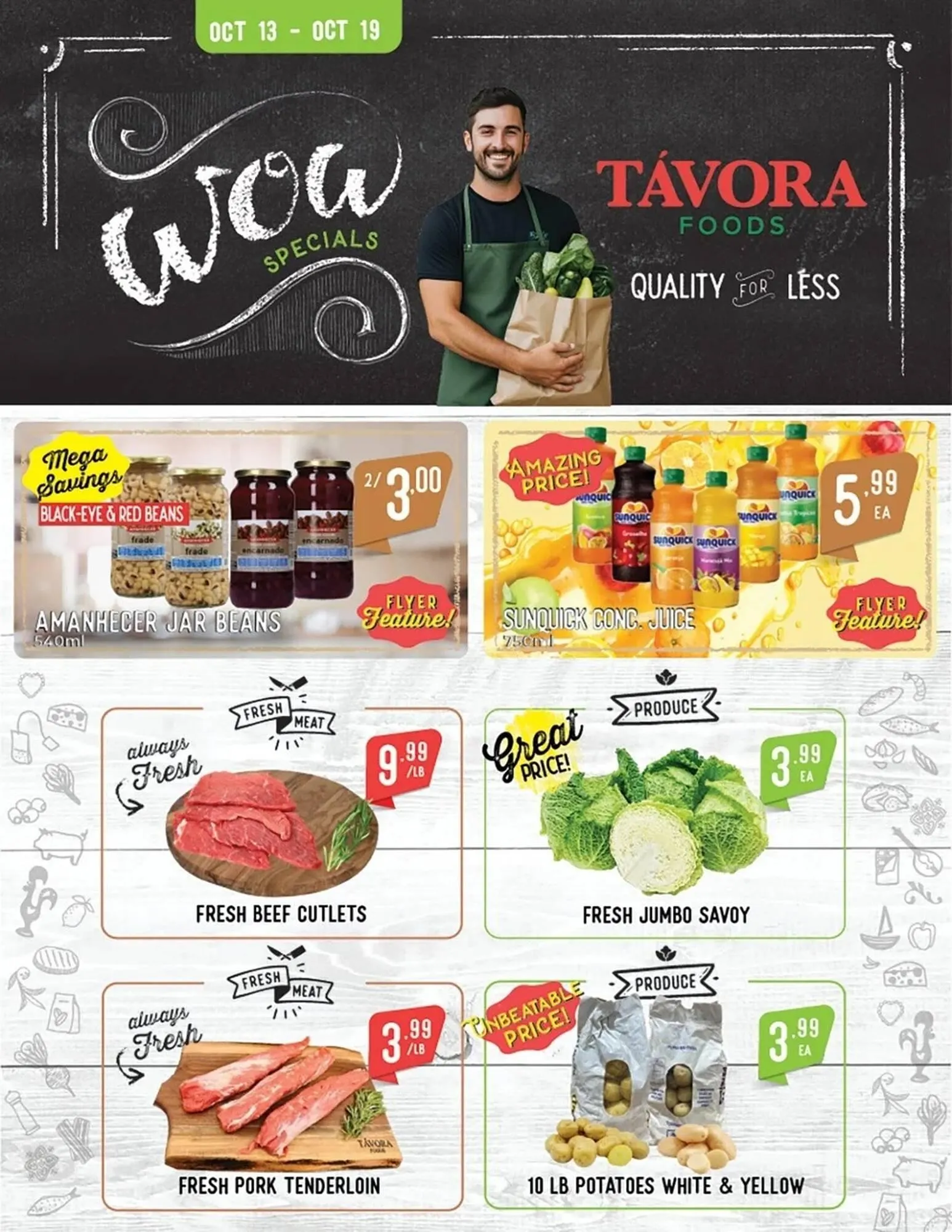 Tavora Foods flyer from October 16 to October 26 2025 - flyer page 1