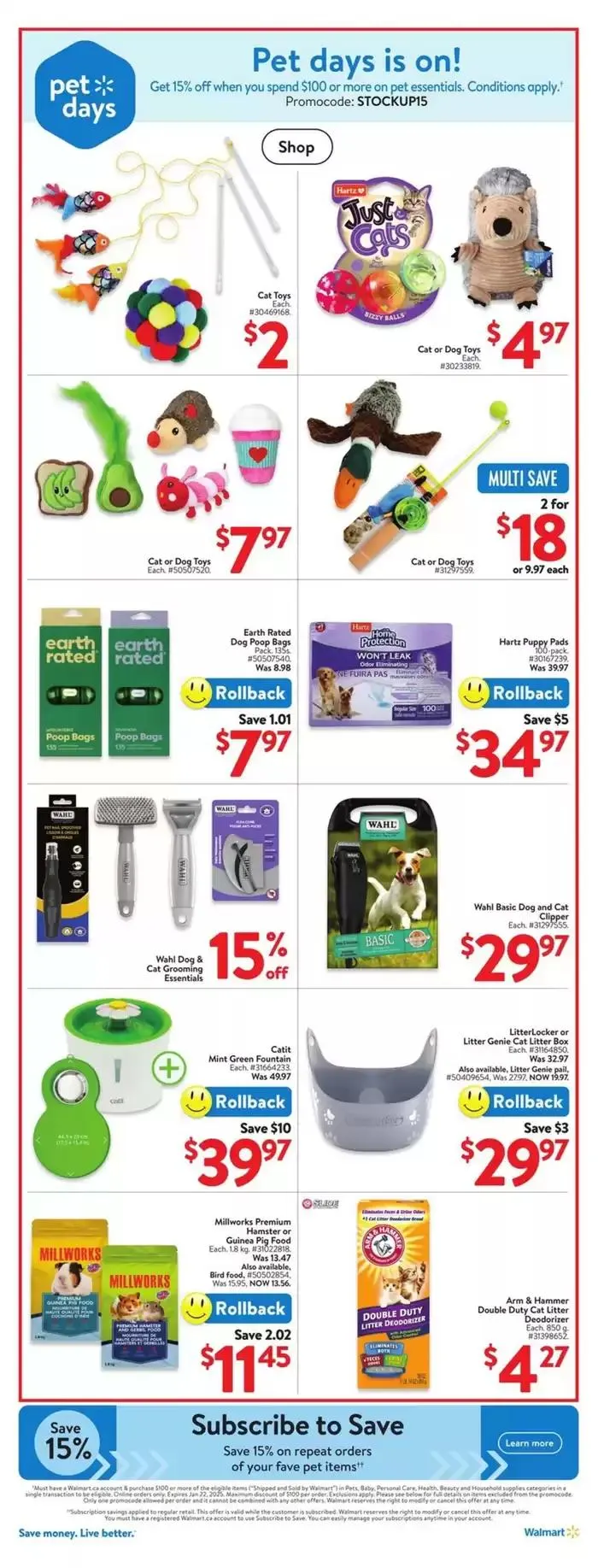 Walmart flyer from January 9 to January 15 2025 - flyer page 11