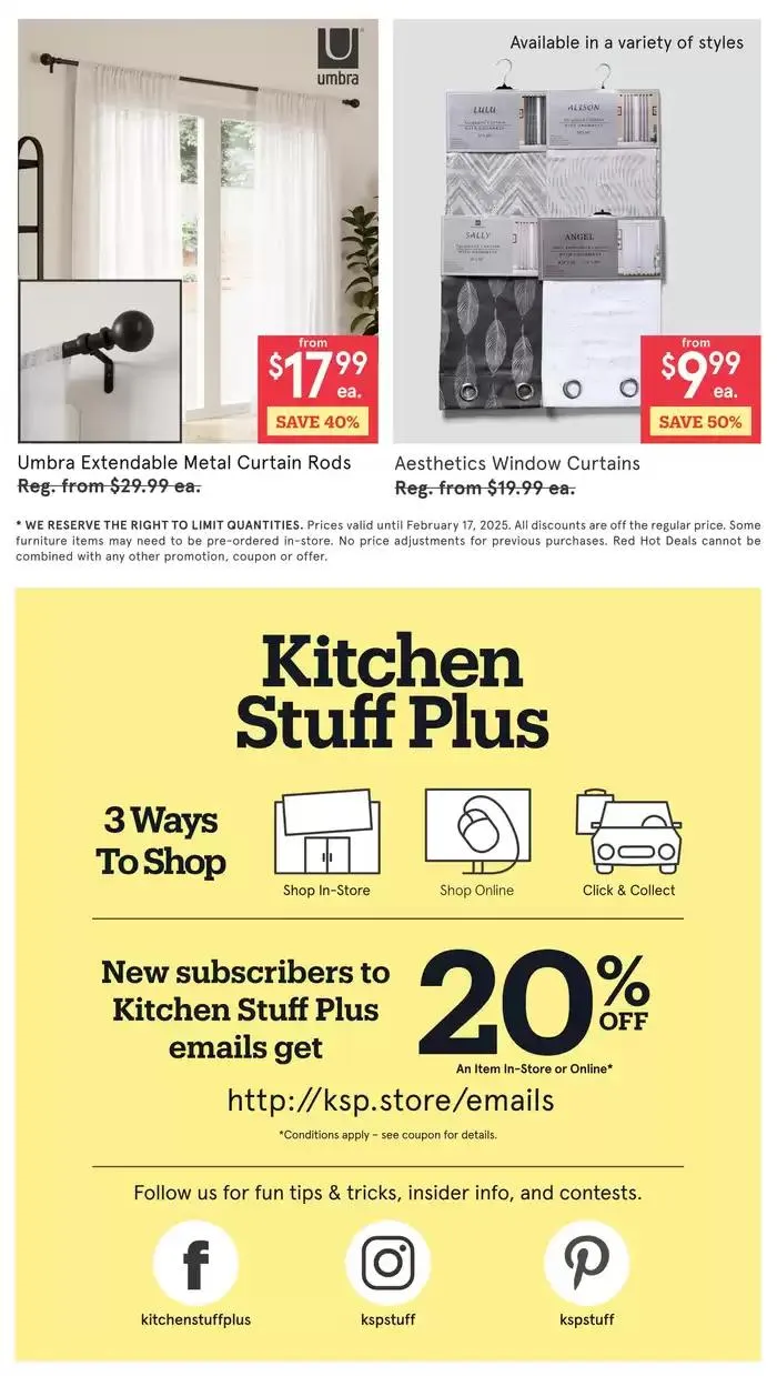 Kitchen Stuff Plus weeky flyer from February 10 to February 17 2025 - flyer page 6