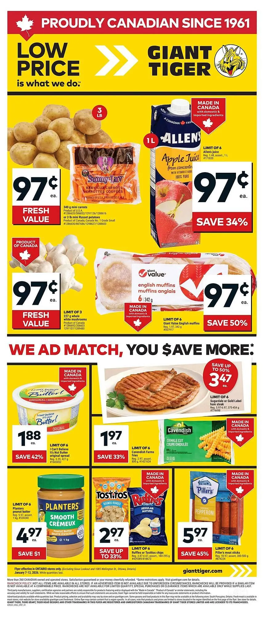 Giant Tiger flyer - 1