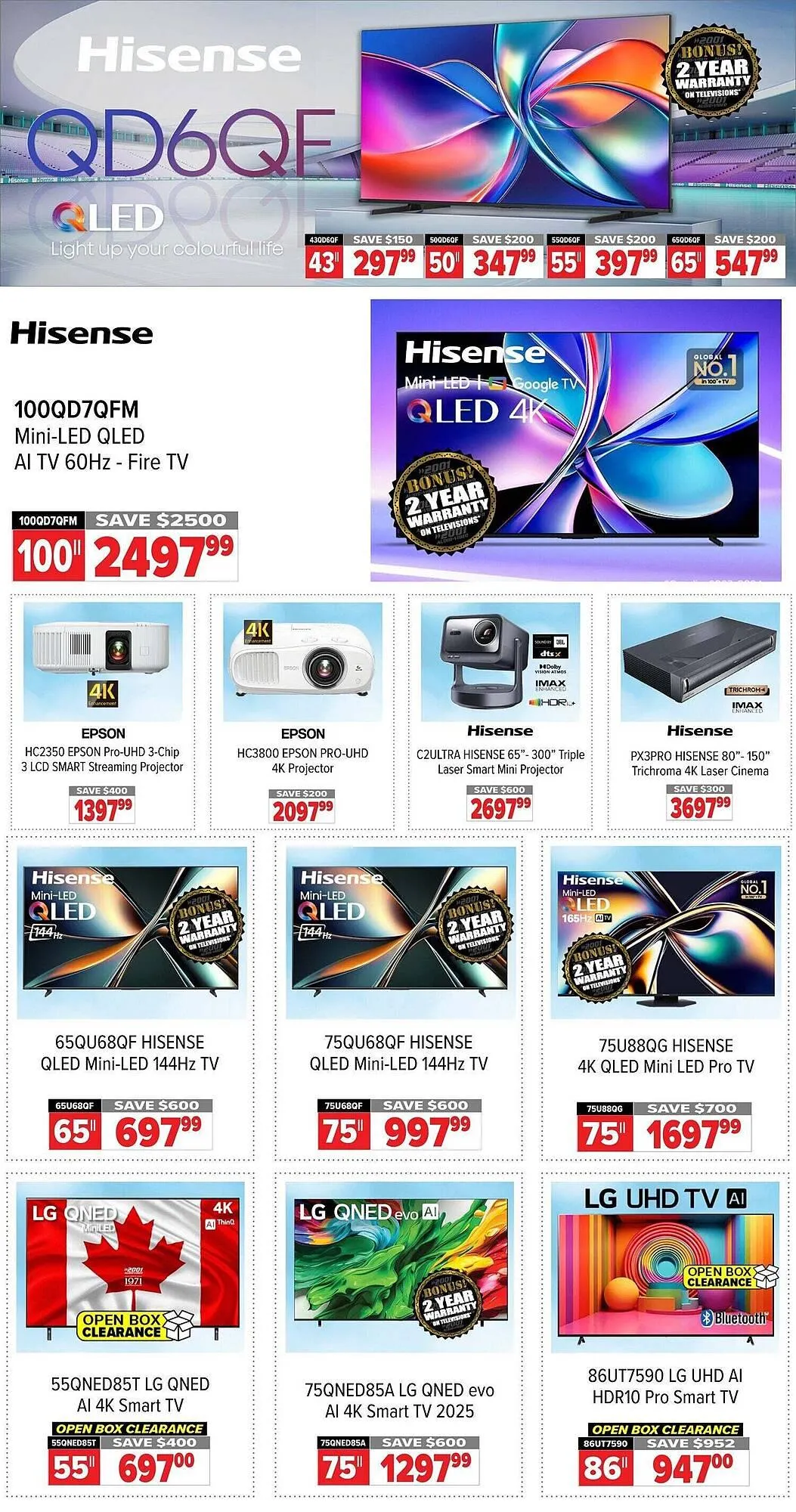 2001 Audio Video flyer from January 30 to February 6 2026 - flyer page 2