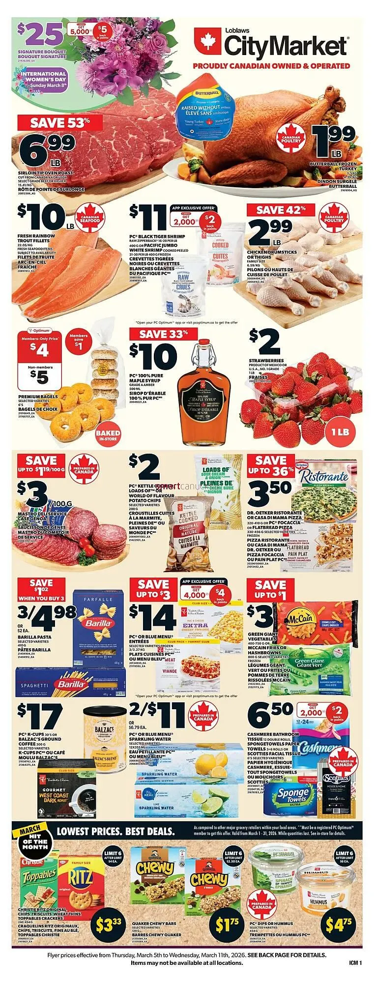 Loblaws flyer from March 5 to March 11 2026 - flyer page 1