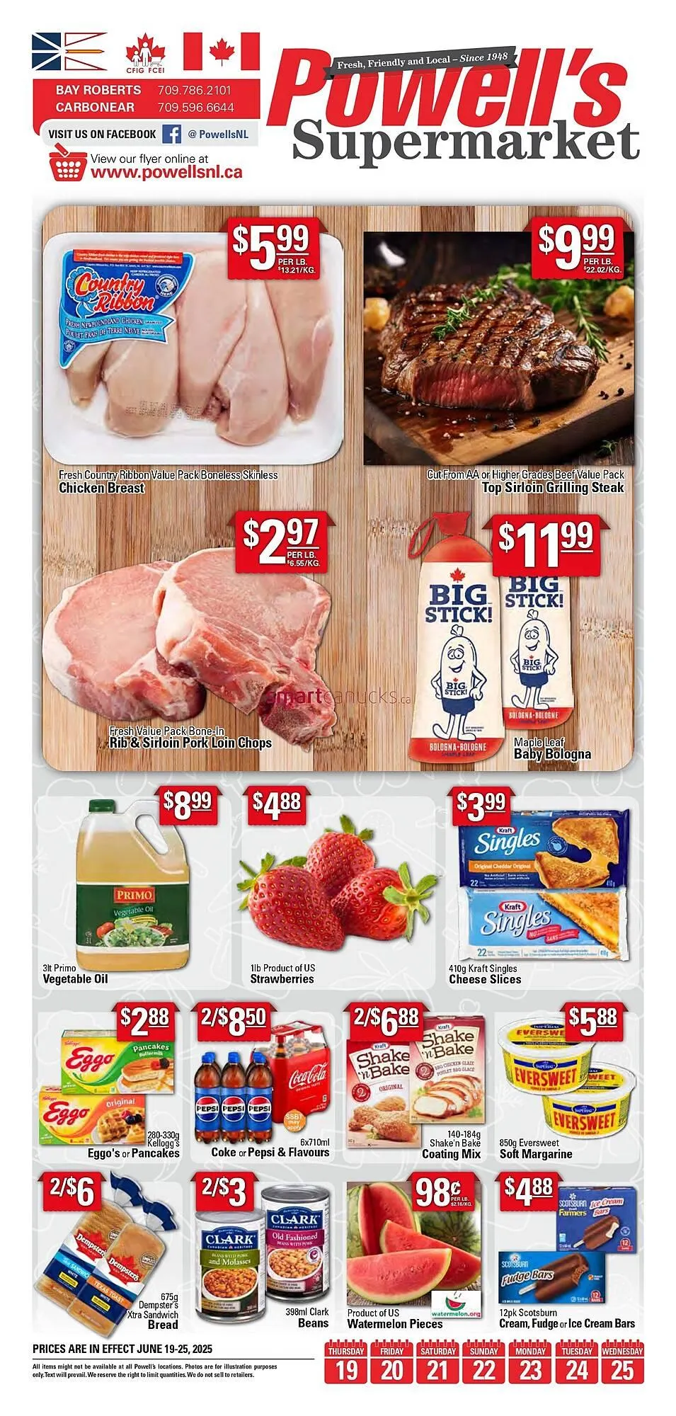 Powells Supermarket flyer - 1