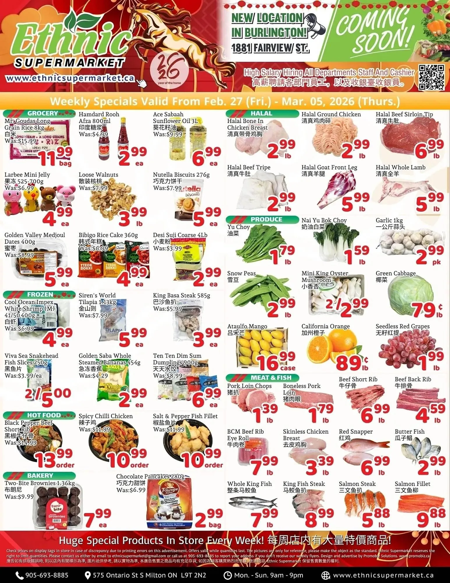 Ethnic Supermarket flyer from February 27 to March 5 2026 - flyer page 1