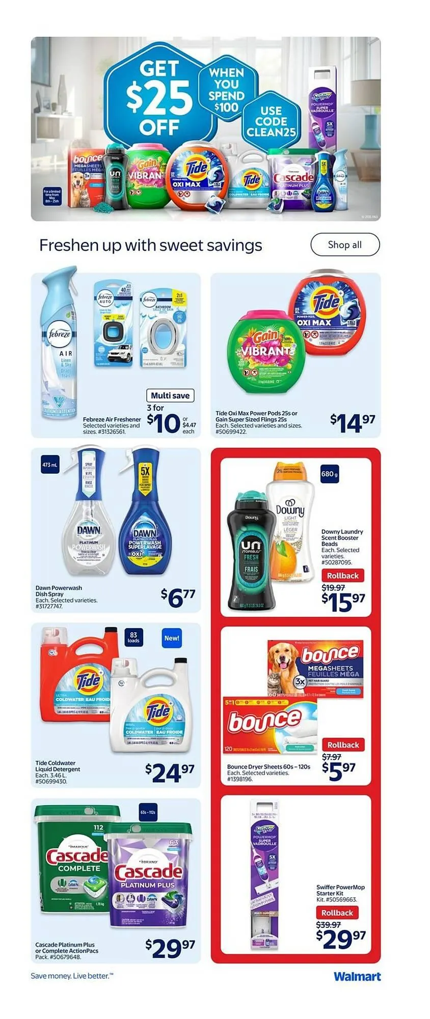 Walmart flyer from May 8 to May 14 2025 - flyer page 25