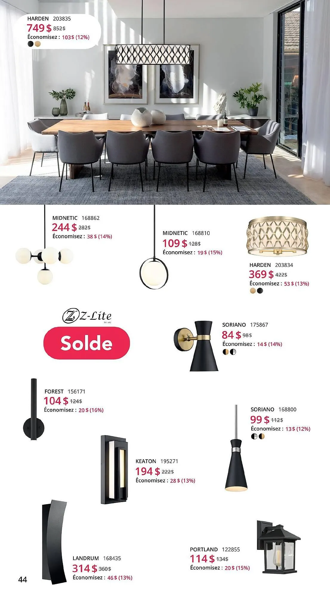 Multi Luminaire flyer from August 12 to January 6 2026 - flyer page 44