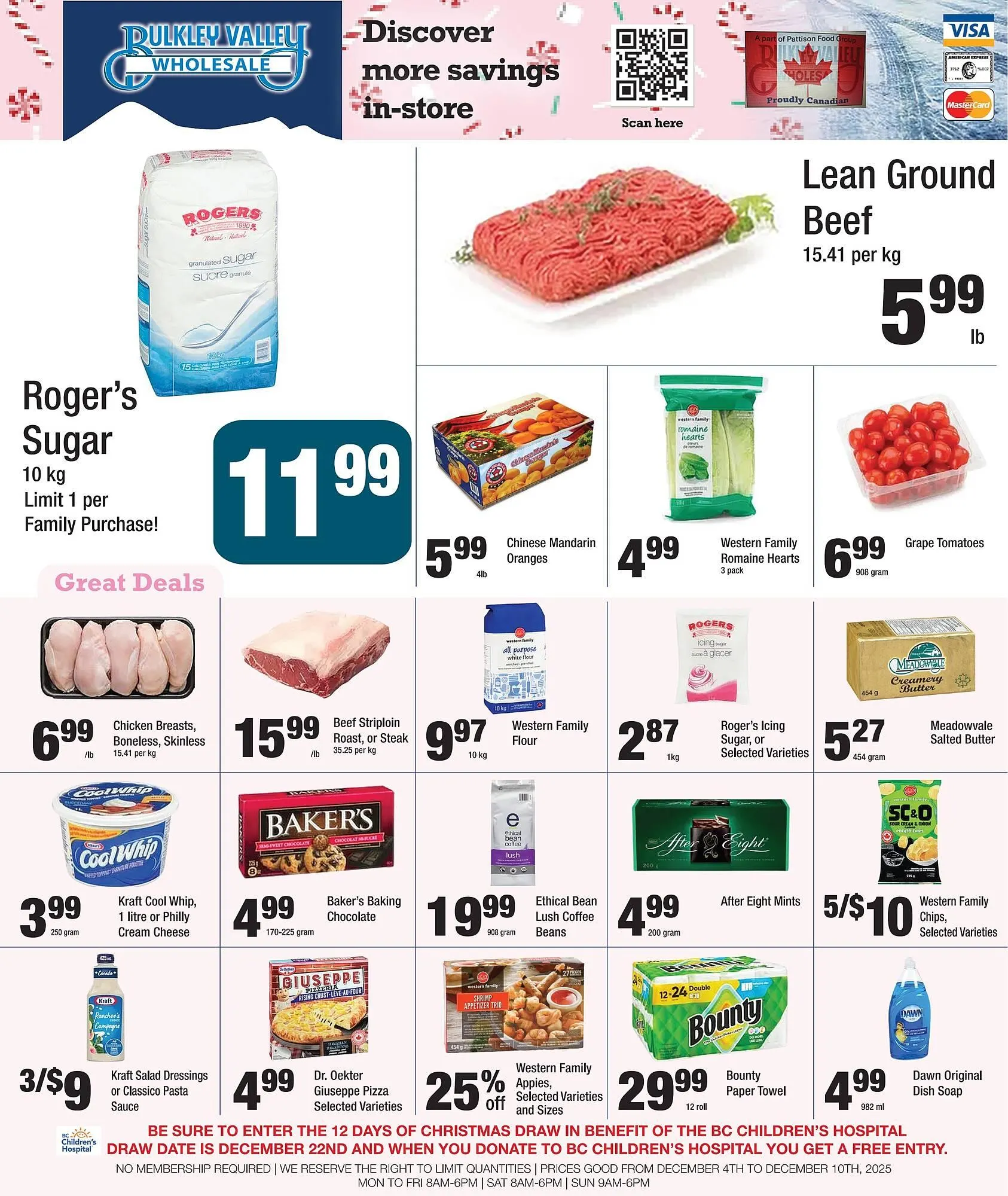 Bulkley Valley Wholesale flyer from December 4 to December 10 2025 - flyer page 1