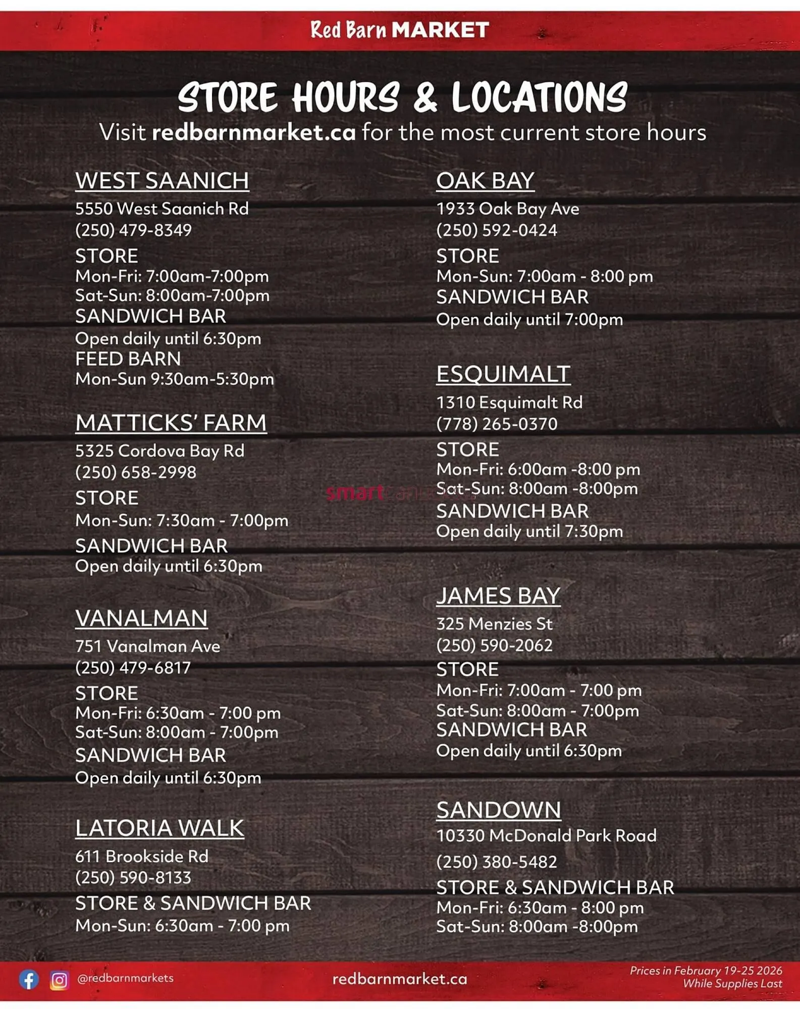 Red Barn Market flyer from February 19 to February 25 2026 - flyer page 8