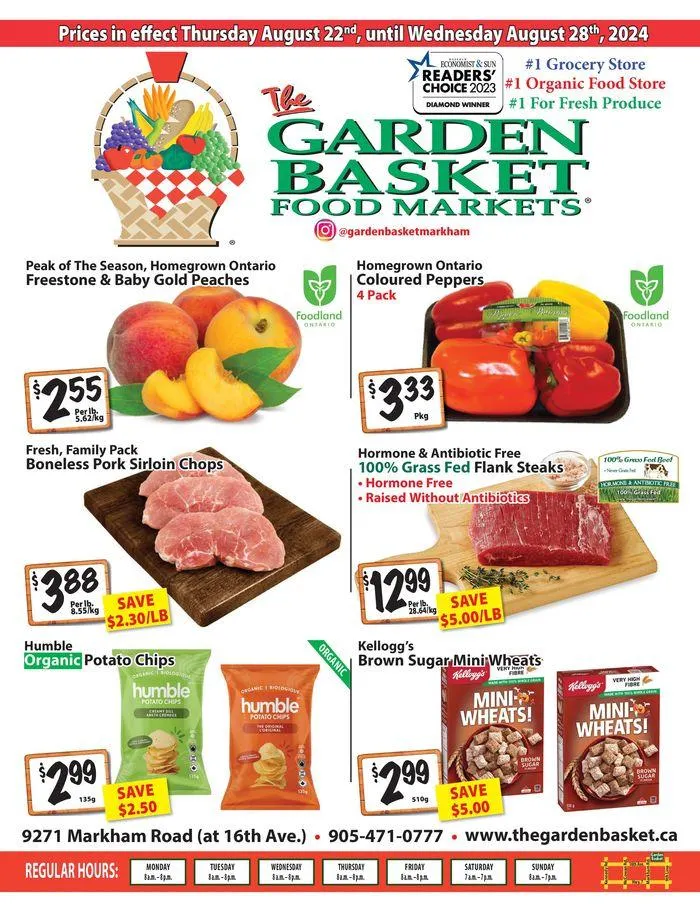 The Garden Basket from August 22 to September 5 2024 - flyer page 1