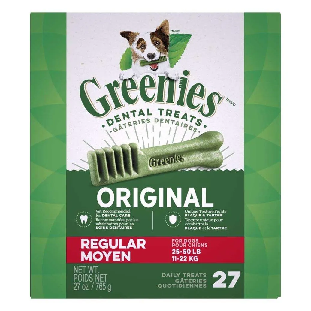 Greenies, Treat Tub - Regular - 765 g - Dog Treat