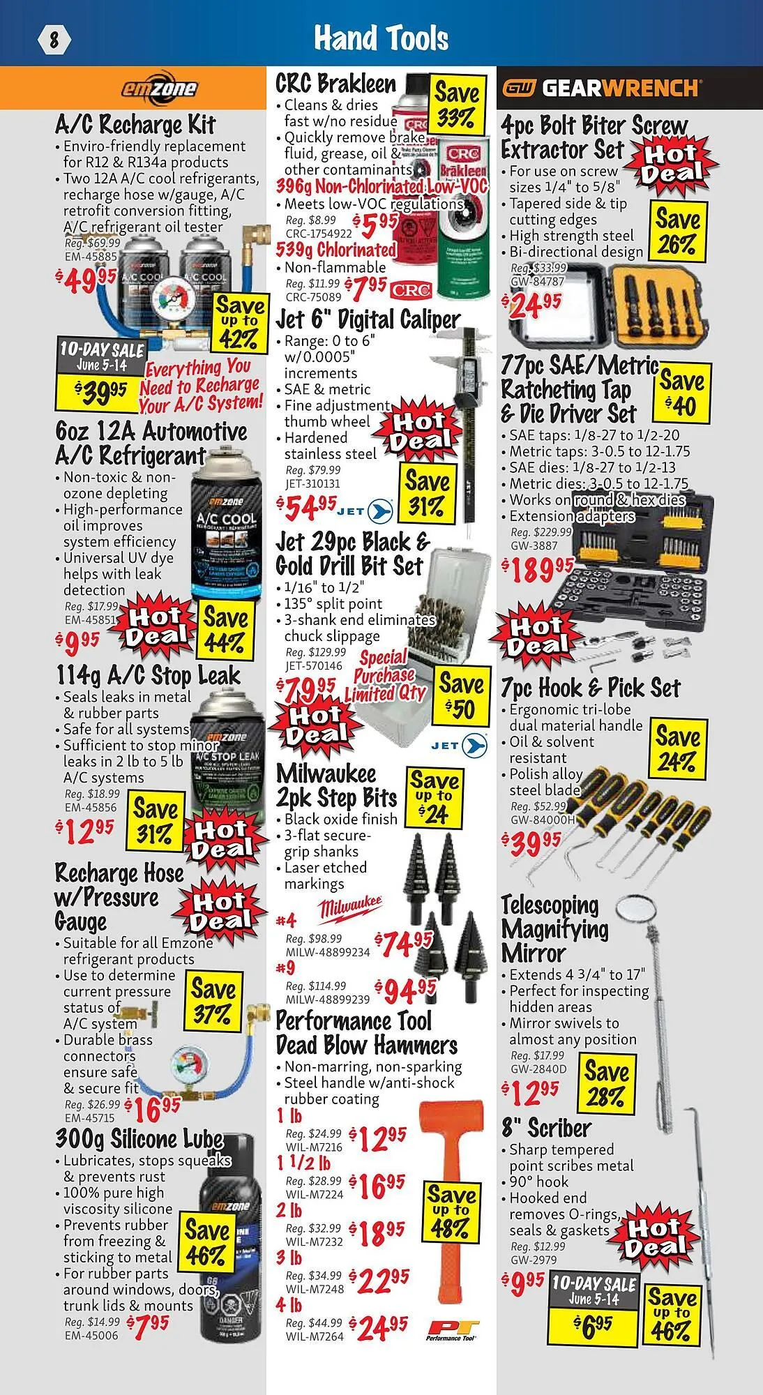 KMS Tools flyer from June 1 to June 30 2025 - flyer page 8