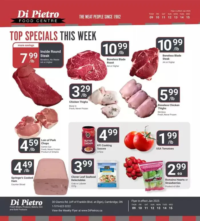 Top Specials This Week from January 9 to January 15 2025 - flyer page 1