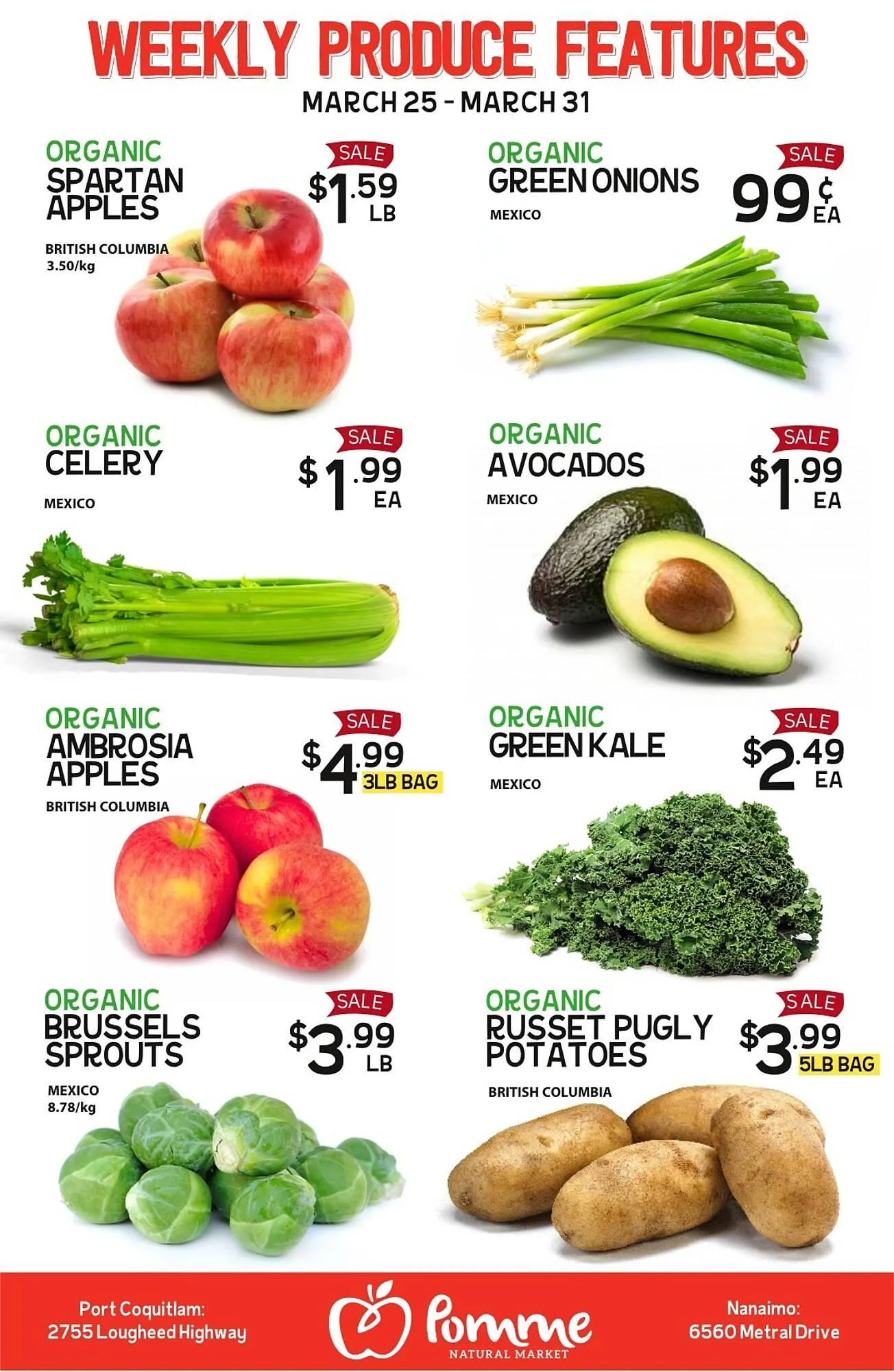 Pomme Natural Market flyer - 1