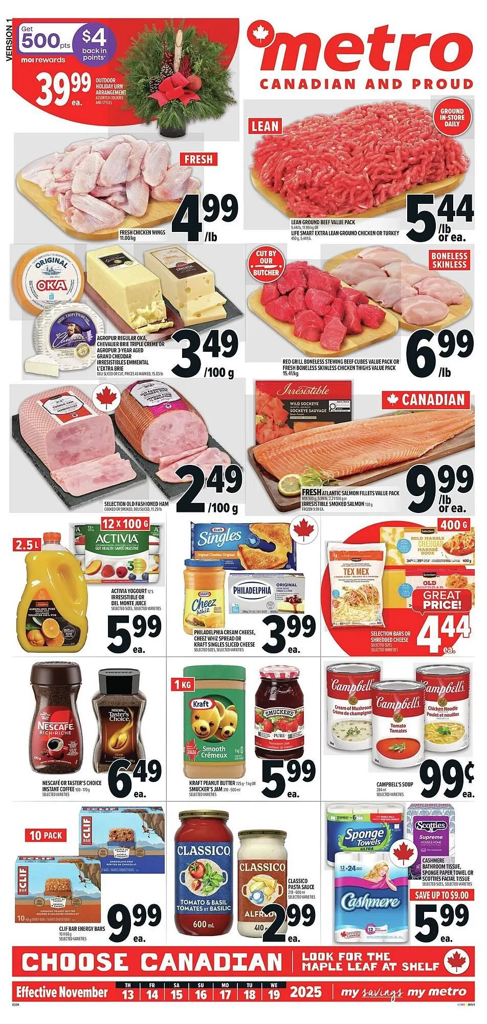 Metro flyer from November 13 to November 20 2025 - flyer page 1