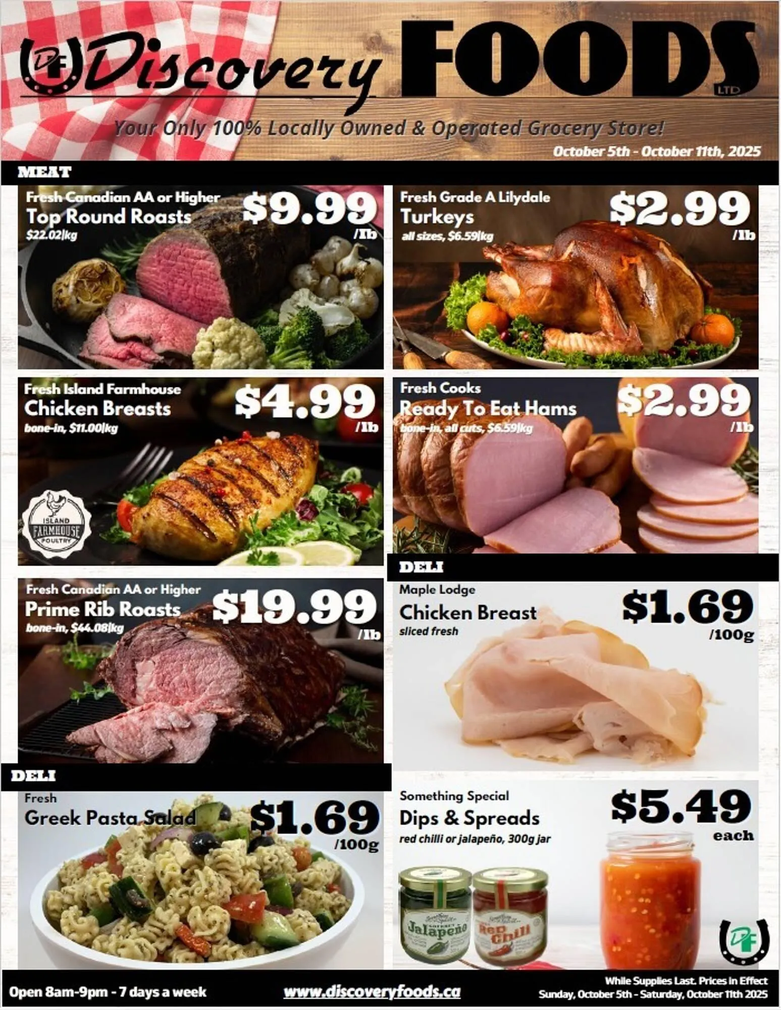 Discovery Foods flyer from October 5 to October 11 2025 - flyer page 1
